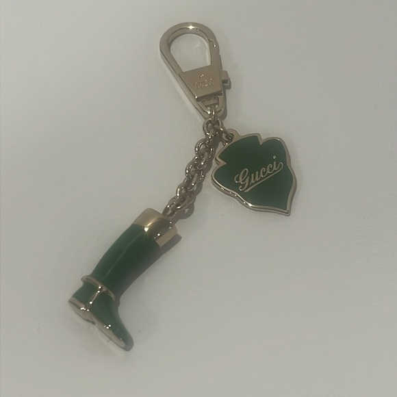 Gucci green boot key chain bag charm - Picture 2 of 3
